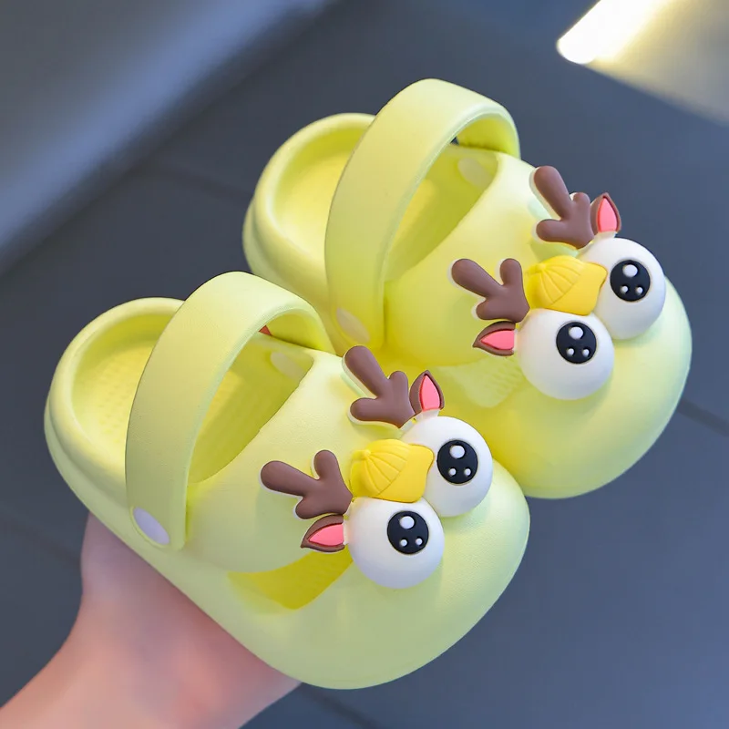 Children EVA Garden Clogs Slippers Baby Cute Cartoon Sandals Summer Boys Girls Mules Light Weight Sandals Non-Slip Kids Slides thumbnail 3