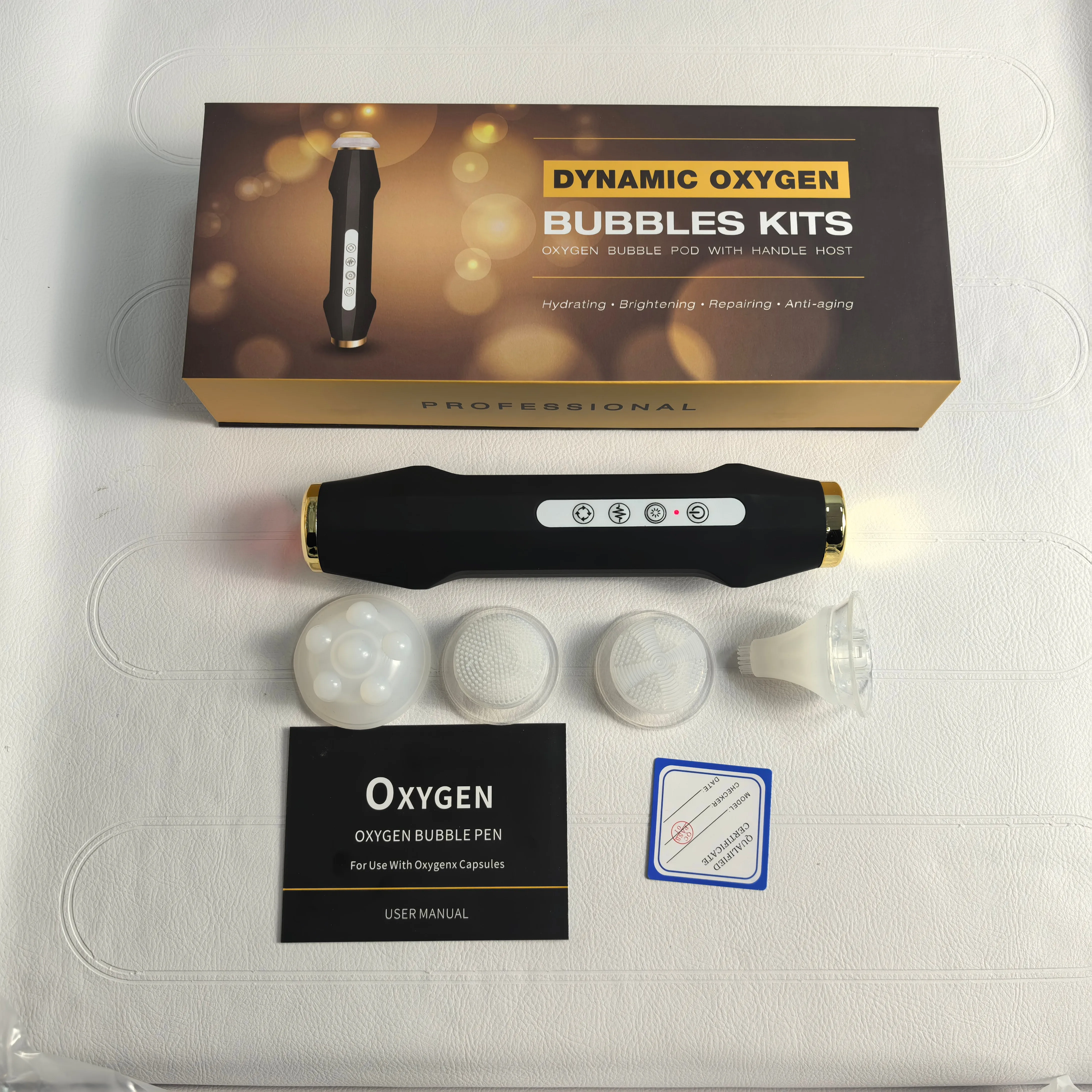 Portable CO2 Oxygen Bubble Machine Oxygenation Serum Kit Bubble Pen Whitening Anti-aging Skin Care Beauty Device thumbnail 5