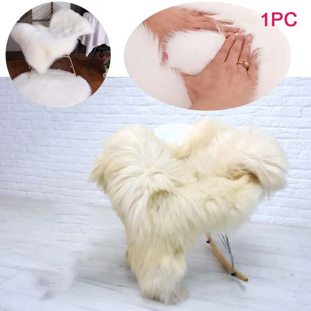 Faux Fluffy Shaggy Rugs Artificial Sheepskin Long Hair Carpet Floor Wool Fluffy Mat Home Decor Non Slip For Living Room Bedroom thumbnail 5