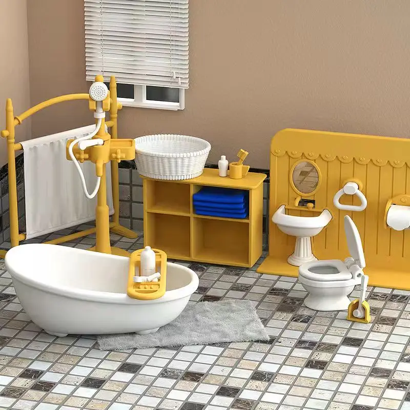 Dollhouse Miniature Furniture Accessories 1/12 Supermarket Micro Model Bedroom Forest Family For Kitchen Toys Doll Girl Gift thumbnail 6