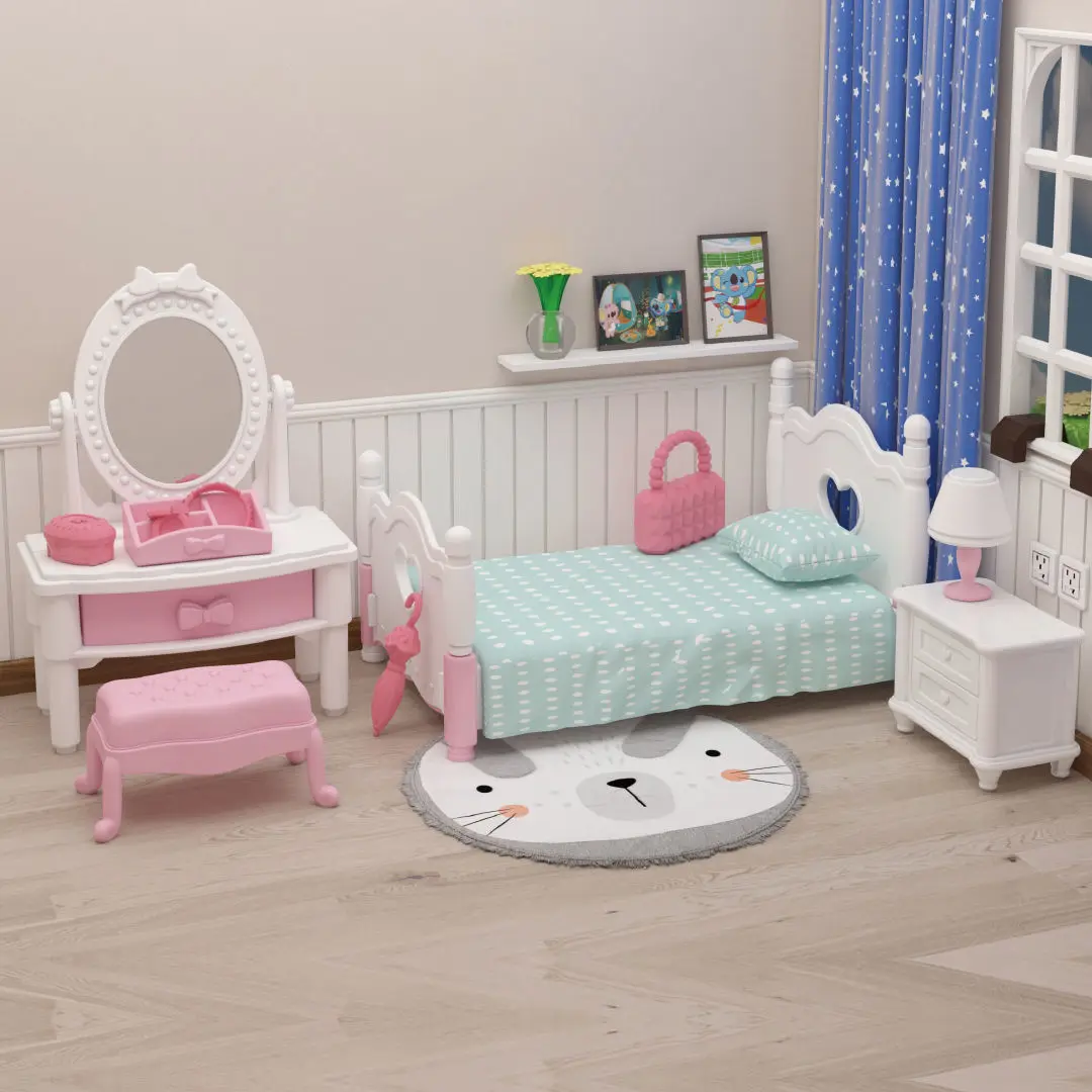 Dollhouse Miniature Furniture Accessories 1/12 Supermarket Micro Model Bedroom Forest Family For Kitchen Toys Doll Girl Gift thumbnail 3