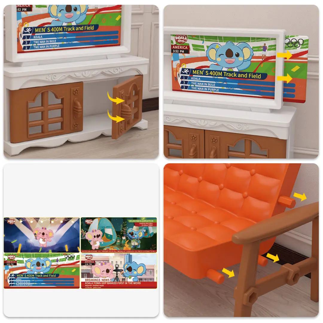 Dollhouse Miniature Furniture Accessories 1/12 Supermarket Micro Model Bedroom Forest Family For Kitchen Toys Doll Girl Gift thumbnail 5