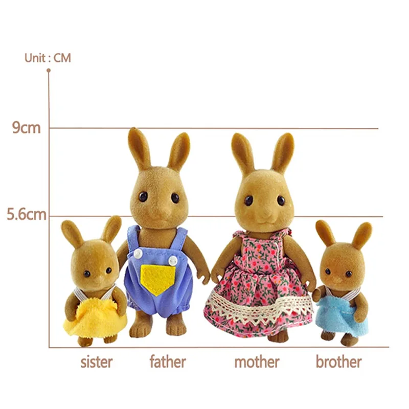 1:12Dollhouse Miniature Furniture Toys Set DIY Forest Family Kids Girls Pretend Play Furniture Toys Gift for Christmas Birthday thumbnail 5