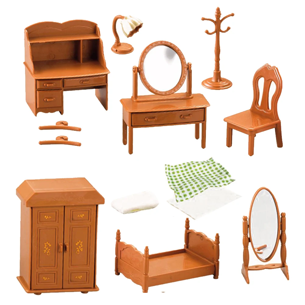 1:12Dollhouse Miniature Furniture Toys Set DIY Forest Family Kids Girls Pretend Play Furniture Toys Gift for Christmas Birthday thumbnail 6