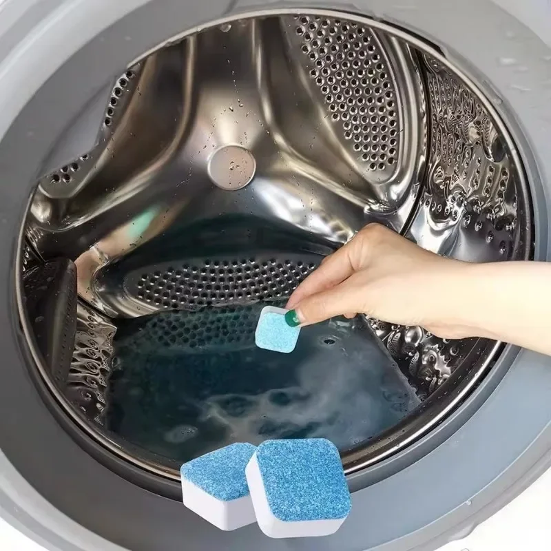 Detergent 4/8/12 PCS Household Cleaning Accessories Washing Machine Cleaning Tablets Effervescent Cleaning Tablets Cleaner For thumbnail 4