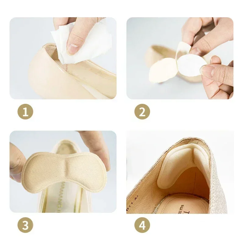 12 Pcs Heel Insoles Patch Pain Relief Anti-wear Cushion Pads Feet Care Heel Protector Adhesive Back Sticker Shoes Insert Insole thumbnail 6