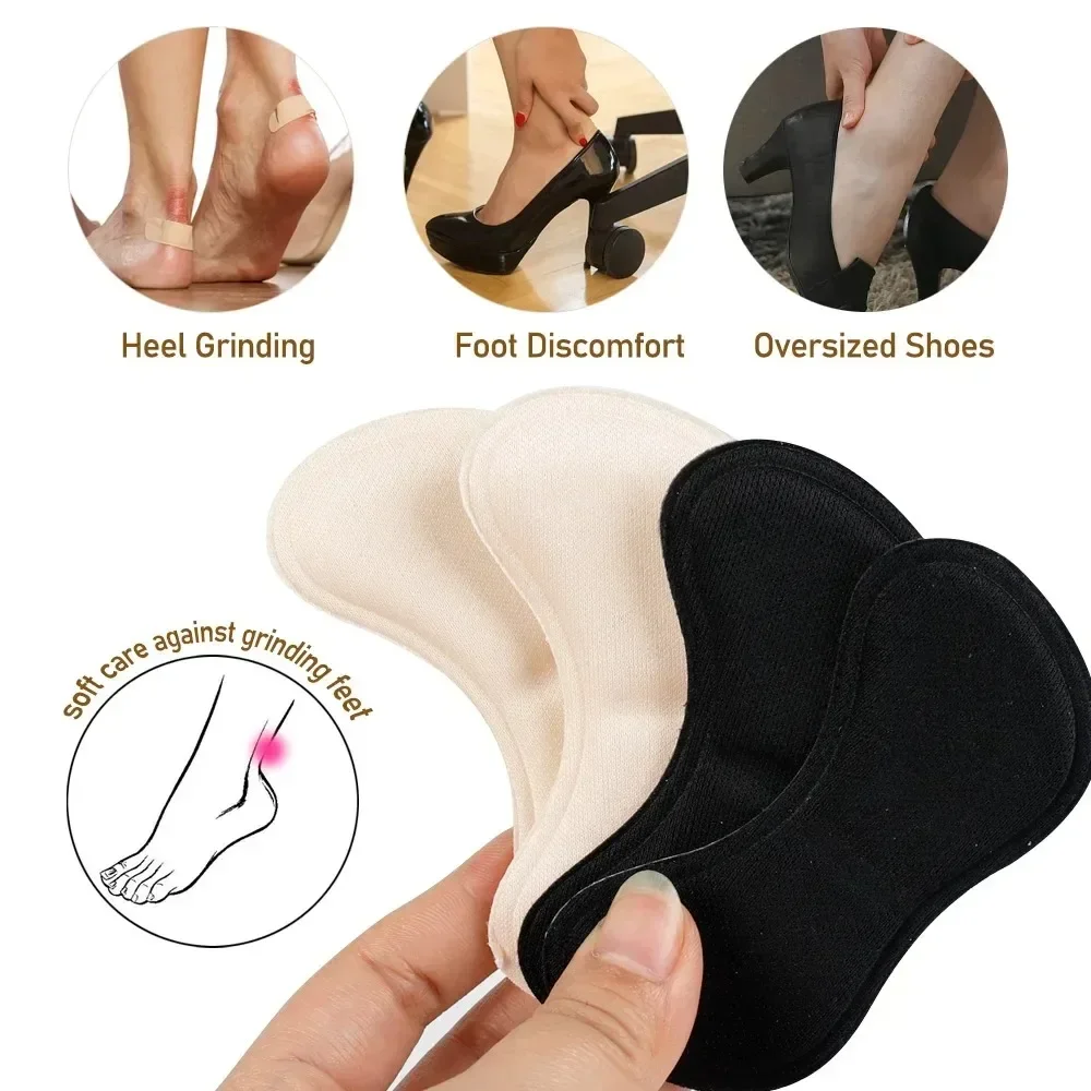 12 Pcs Heel Insoles Patch Pain Relief Anti-wear Cushion Pads Feet Care Heel Protector Adhesive Back Sticker Shoes Insert Insole thumbnail 2