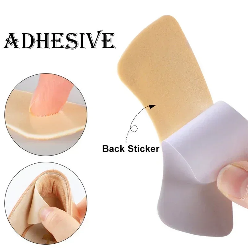 12 Pcs Heel Insoles Patch Pain Relief Anti-wear Cushion Pads Feet Care Heel Protector Adhesive Back Sticker Shoes Insert Insole thumbnail 5