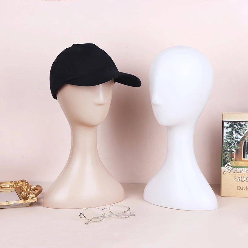 Pro Female Plastic Abstract Mannequin Manikin Head Model Wig Hat Hair Display Stand Holder thumbnail 2