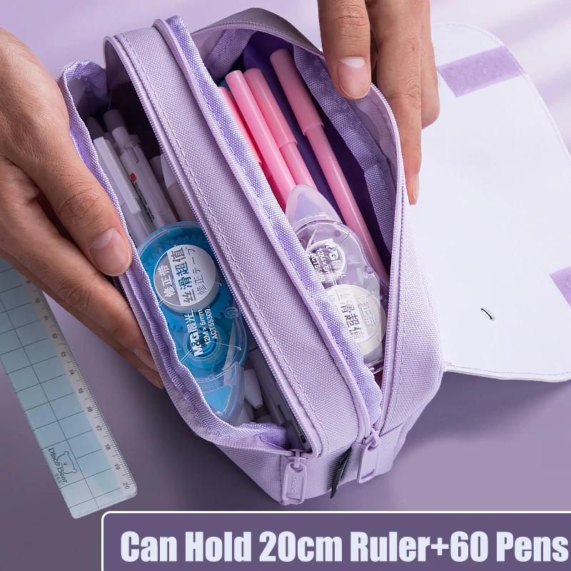 3D Kawaii Pencil Case Pouch Decompressed Pen Bag Cute Waterproof School Supplies Aesthetic Organizer for Girls Boys Stationery thumbnail 6