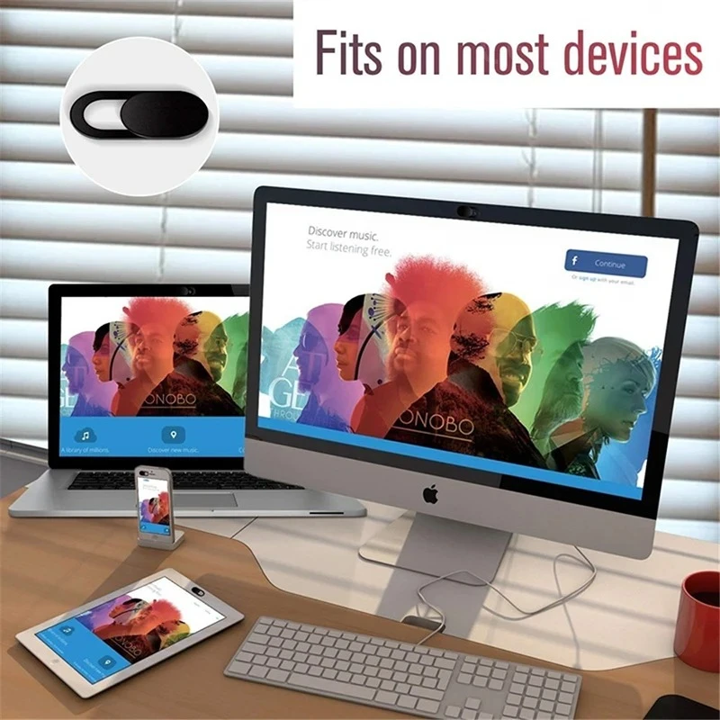 20/10/5/1pcs Sliding Webcam Cover Laptop Camera Cover Slider Phone Antispy For iPad PC Macbook Tablet lenses Privacy Sticker thumbnail 3