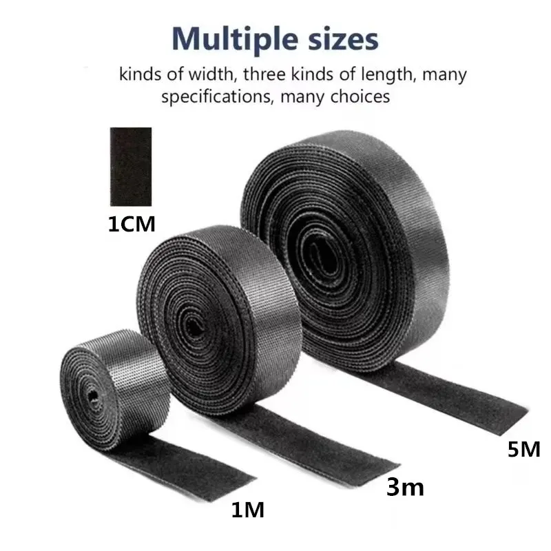 1/5M Cable Organizer Cable Management Wire Winder Tape Earphone Mouse Cord Management Ties Protector For iPhone Xiaomi Samsung thumbnail 5