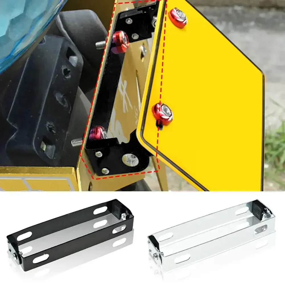 Adjustable Motorcycle Retrofit License Plate Frame License Plate Holder Bracket Motorcycle Accessories 7 Colors Universal thumbnail 2