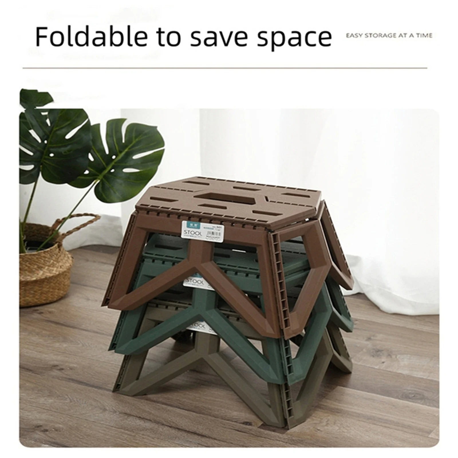 Outdoor Small Stool Portable Folding Stool High Load Bearing Durable Small Chair Fishing Stool Beach Stool Camping Stool thumbnail 5