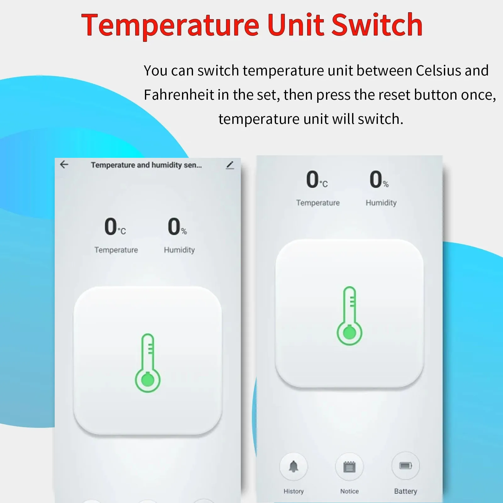 WiFi/Zigbee 3.0 Temperature Humidity Sensor Smart Remote Monitor Thermometer Hygrometer Smart Home Work with Tuya Alexa Google thumbnail 6