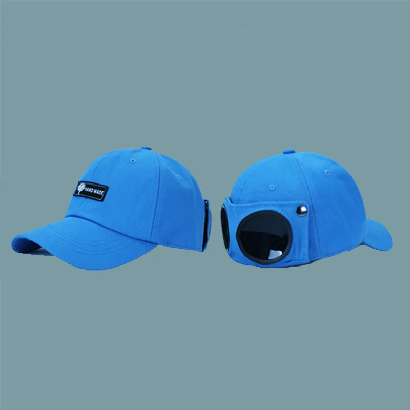 2024 New Fashion Aviator Hat Summer Personality Glasses Baseball Cap Female Unisex Sunglasses Male Cap Baseballcap Boys Cap thumbnail 6