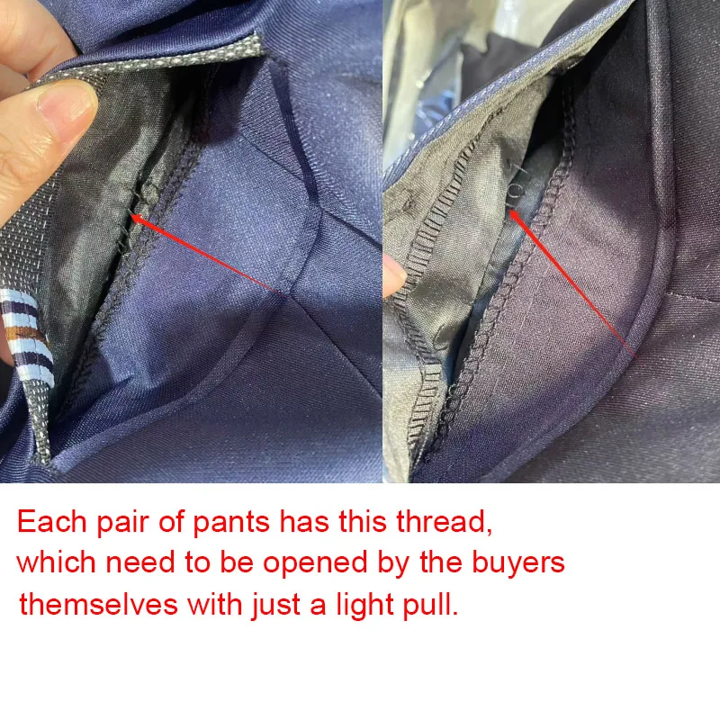 Men's Elastic Straight Pants Business Casual Long Suit Pants Male Formal Trousers Solid Colors Black BLue thumbnail 6