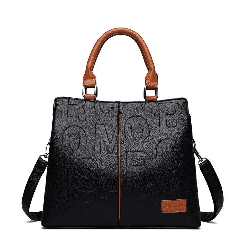 PU Leather Casual Crossbody Bags for Women Ladies Luxury Designer Tote Handbag Female Large Capacity Travel Shoulder Bag Sac thumbnail 6
