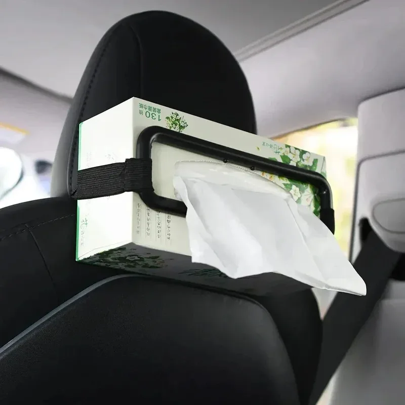 Car Paper Towel Holder Clip Seat Back Visor Hanging Storage Box Frame - Vehicle Supply Accessory thumbnail 2