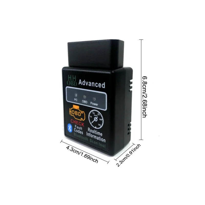 Mini ELM327 OBD2 Code Reader Scanner Bluetooth Car Fault Detector Engine Diagnostic Tool V1.5/V2.1 For Automotive Motorcycle thumbnail 5
