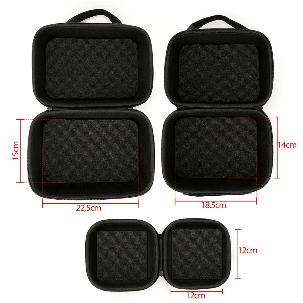 Hirisi S/M/L Spinning Fishing Bag PU Case Cover Fishing Reel Bag Shockproof Waterproof Fishing Tackle Storage Case thumbnail 4