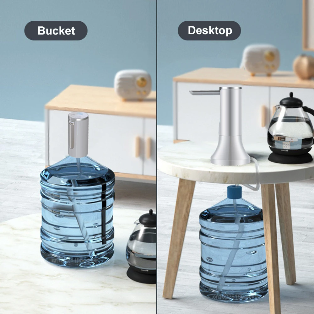 Electric Water Gallon Bottle Pump Automatic Folding Water Dispenser Pump 19 Liters Rechargeable Foldable Desk Water Bottle Pump thumbnail 6