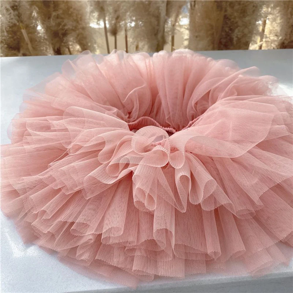 Little Girls Tutu Skirts Black Fluffy Toddler Tulle Princess Ball Gown Pettiskirt Ballet Dance Kids Party/birthday Skirt 1-7T thumbnail 2