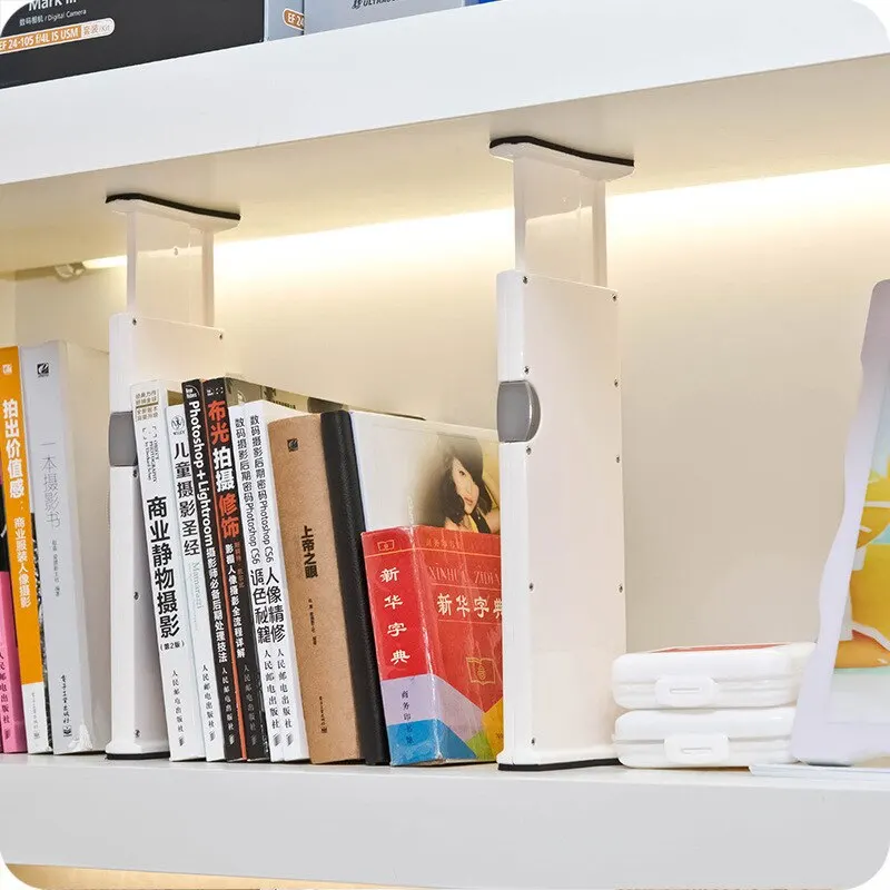 T Drawer Divider Adjustable Home Organization Dividers White Plastic Partition Holder Creative Retractable Drawer Dividers thumbnail 3