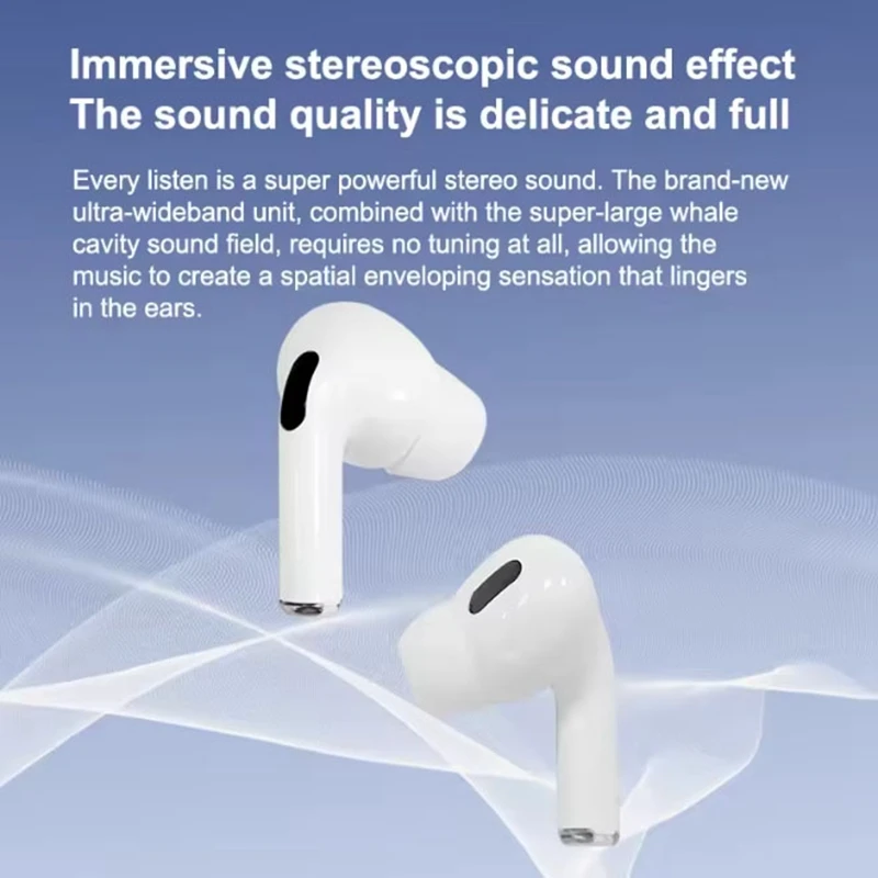 Wireless Earbuds TWS Bluetooth Headphones Deep Bass Stereo Sound Ear Buds Wireless Waterproof in-Ear Earphones with Mic, thumbnail 3