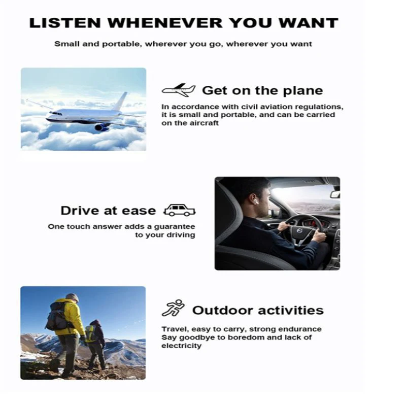 Wireless Earbuds TWS Bluetooth Headphones Deep Bass Stereo Sound Ear Buds Wireless Waterproof in-Ear Earphones with Mic, thumbnail 5
