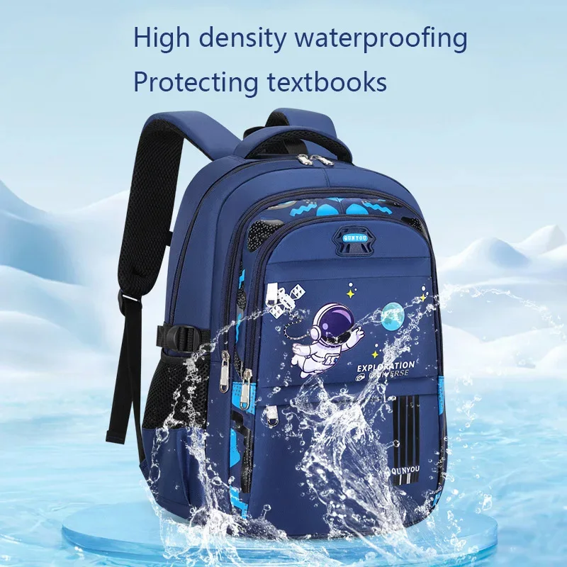Kids Backpack Children School Bags for Boys Astronaut School Backpack Waterproof Primary Book Bag Mochila Infantil thumbnail 3
