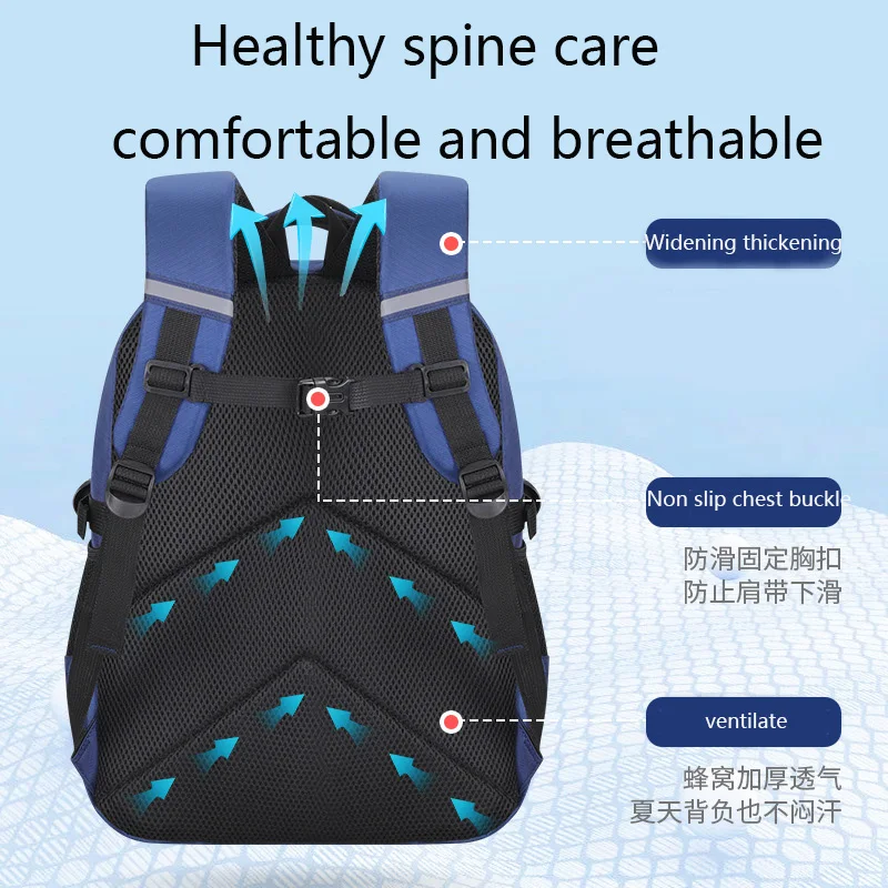 Kids Backpack Children School Bags for Boys Astronaut School Backpack Waterproof Primary Book Bag Mochila Infantil thumbnail 2