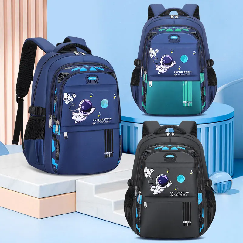 Kids Backpack Children School Bags for Boys Astronaut School Backpack Waterproof Primary Book Bag Mochila Infantil thumbnail 6