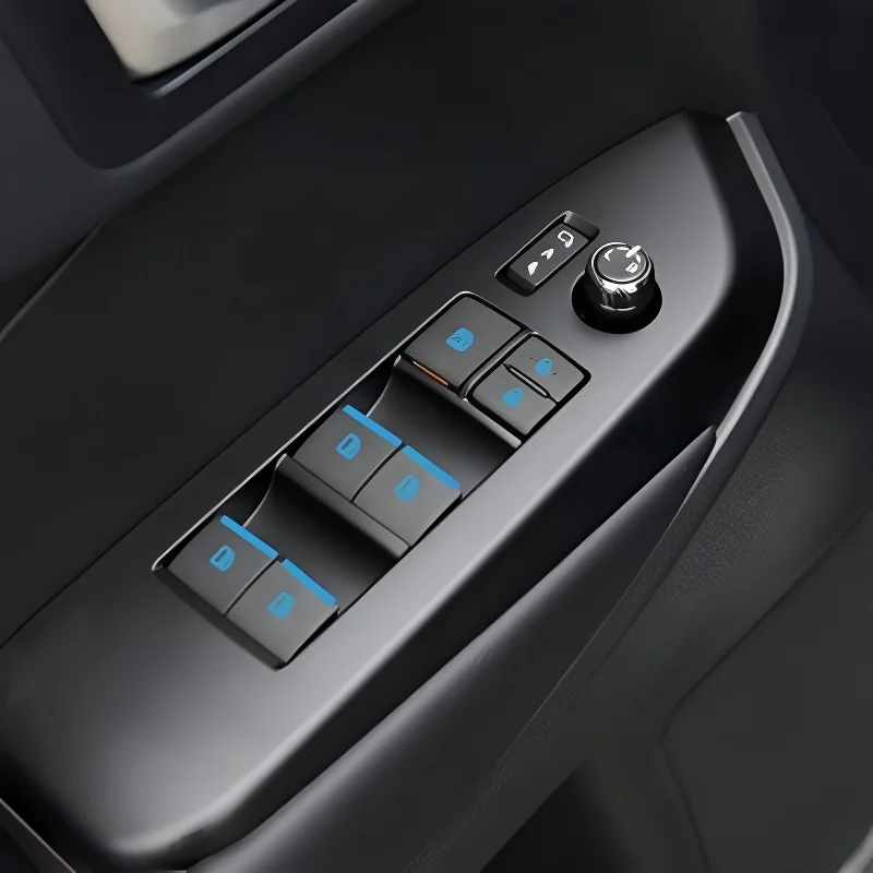 18Pcs/set Car Function Button Switch Button Fluorescent Stickers Waterproof Wear-resistant Car Interior Decoration Stickers thumbnail 2