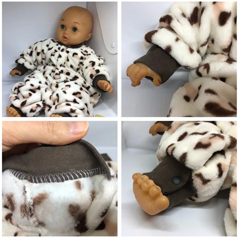 Newborn Baby Spring Winter Clothes Infant Jacket for Girls Jumpsuit for Boys Soft Flannel Bebe Romper Baby Clothes 0-18 Month thumbnail 5