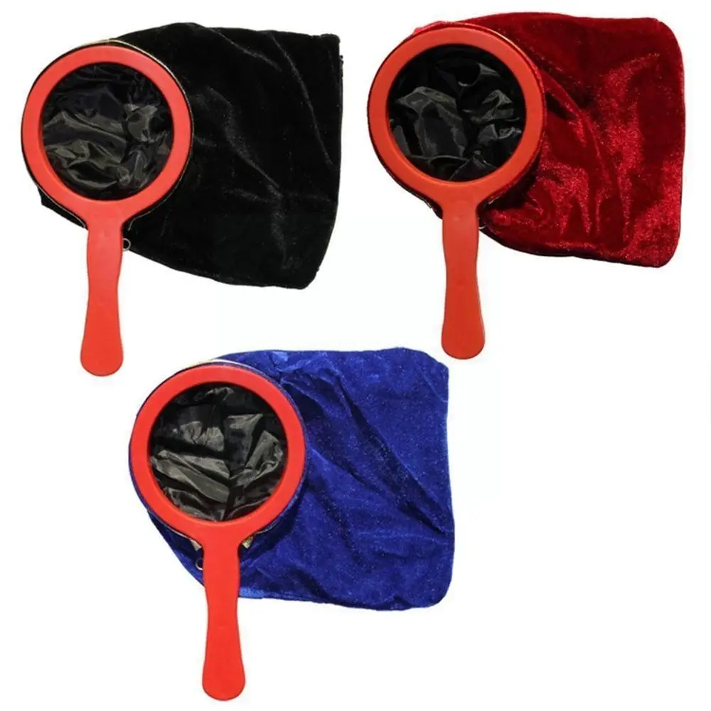 1pc Twisty Velvet Fabric Change Bag Pull Flower Make Things Appear Disappear Close Up Magic Tricks Toys for Children thumbnail 2