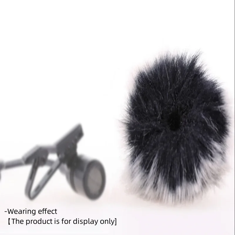 MF1 Clip-on Lavalier Microphone Mic Universal Wireless Microphones Noise Reduction Hairball Windproof Sleeve Lapel Lavalier Mic thumbnail 4