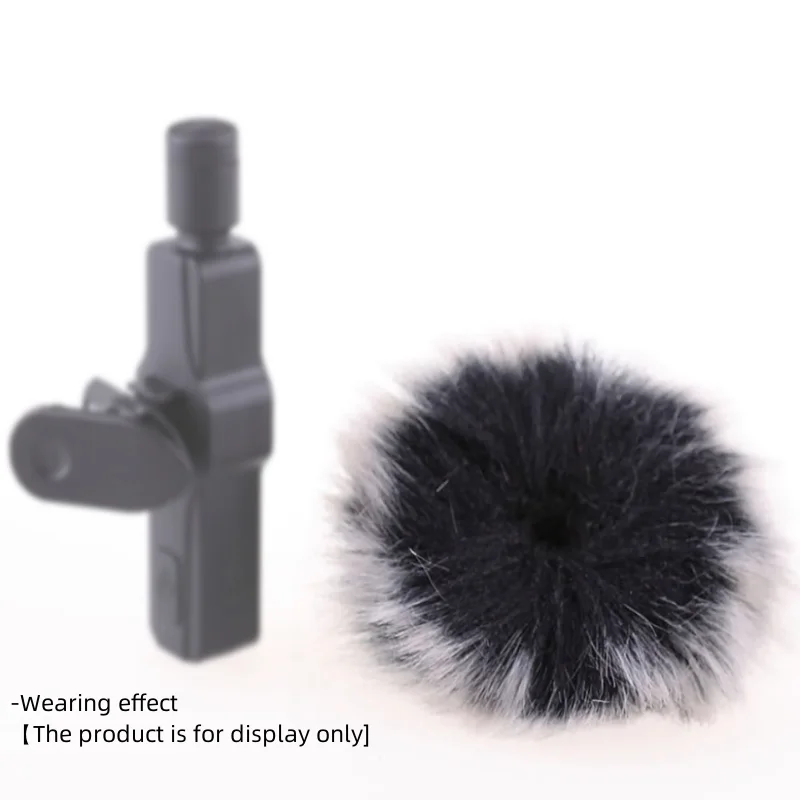 MF1 Clip-on Lavalier Microphone Mic Universal Wireless Microphones Noise Reduction Hairball Windproof Sleeve Lapel Lavalier Mic thumbnail 5