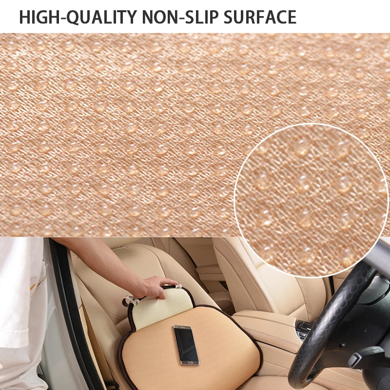 SEAMETAL Soft Car Seat Cover Skin-Friendly Plush Automotive Seat Cushion Anti Slip Auto Seat Protector Universal for Sedan Suv thumbnail 2