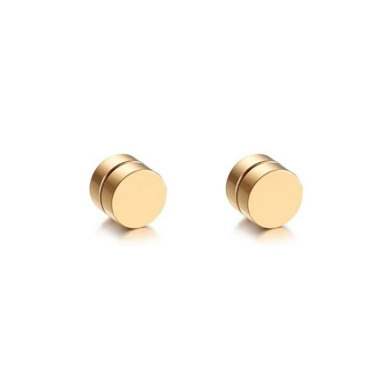 Men's Fashion Hip Hop Personalized Magnetic Stainless Steel False Earrings thumbnail 5
