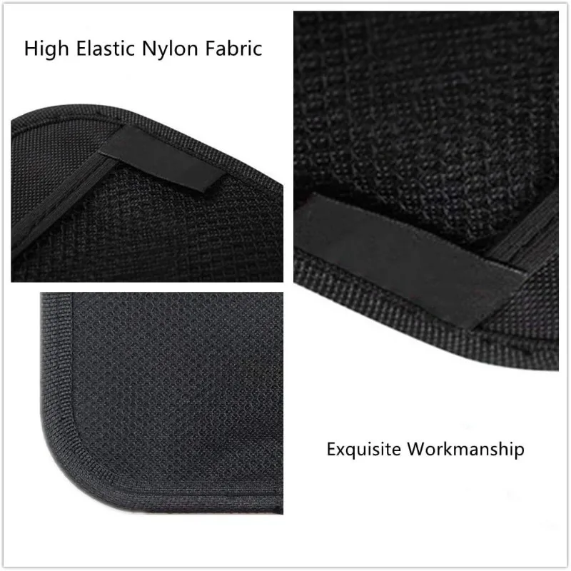 Car Seat Net Pocket Holder, Universal Self Sticky Storage Pocket for Phone Purse Card Key Car Seat Back Side Door Organizer thumbnail 2