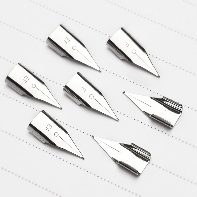 5 Pieces for Iridium Pen Nibs Replacement Straight Pen Nib Fit for Most Fountain Pens 0.5mm 0.38mm Optional for Kids Adu QXNF thumbnail 5