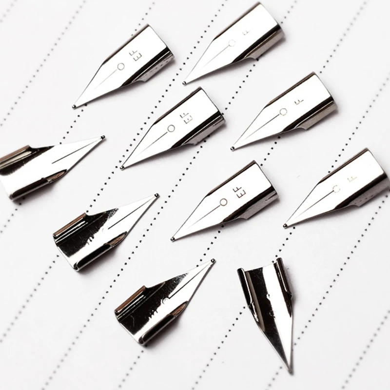 5 Pieces for Iridium Pen Nibs Replacement Straight Pen Nib Fit for Most Fountain Pens 0.5mm 0.38mm Optional for Kids Adu QXNF thumbnail 4