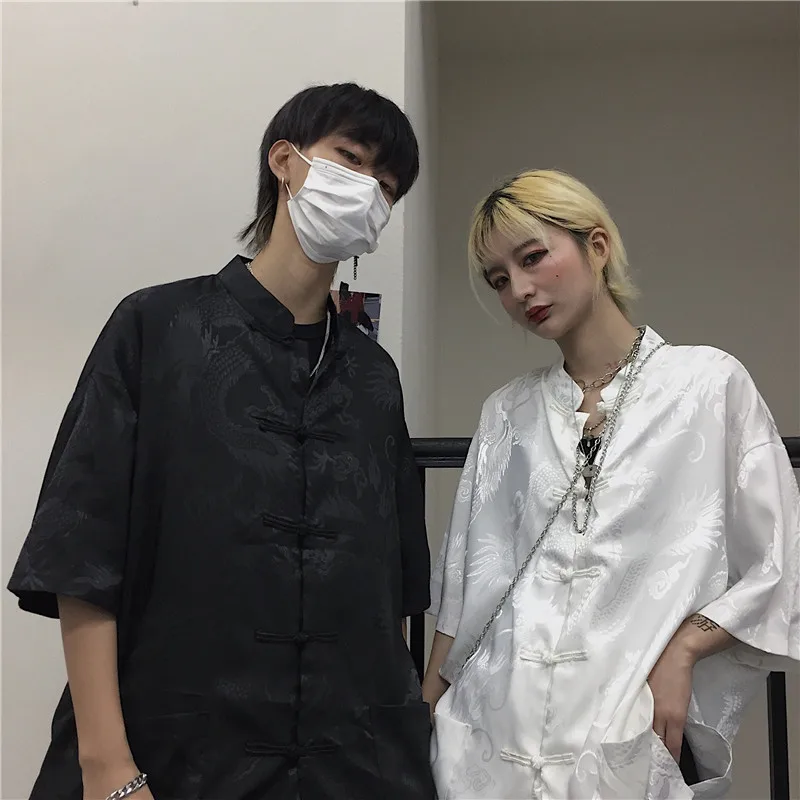 New Chinese Style Men's Shirt Chinese Tunic Suit Modern Hanfu Traditional Oriental Tai Chi Kung Fu Clothes Tang Suits Summer thumbnail 5