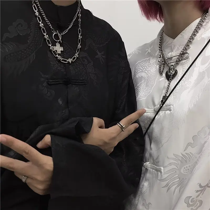 New Chinese Style Men's Shirt Chinese Tunic Suit Modern Hanfu Traditional Oriental Tai Chi Kung Fu Clothes Tang Suits Summer thumbnail 4