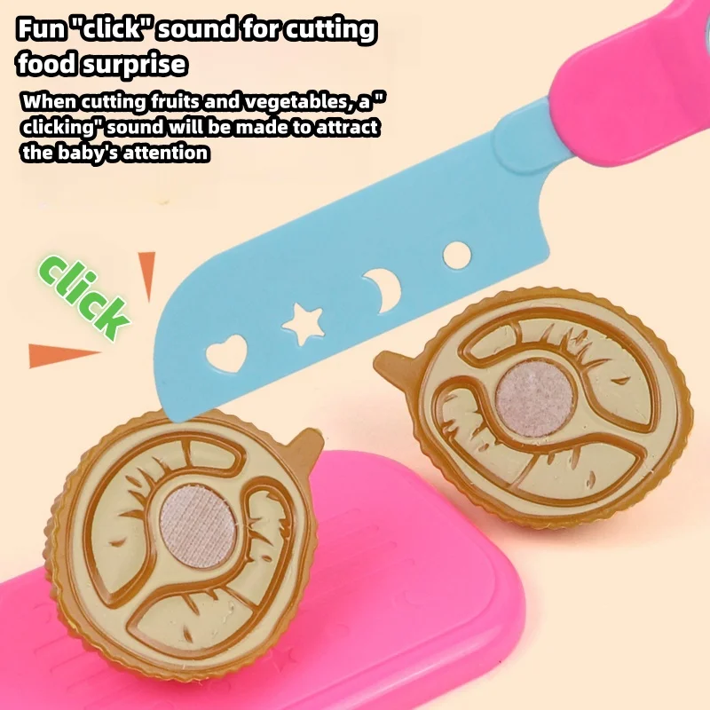 25 PCs Set DIY Fruit Cutting Music Toy Simulation Vegetable Fruit and Vegetable Children's Toy Girl Boy Kitchen Food Set thumbnail 5