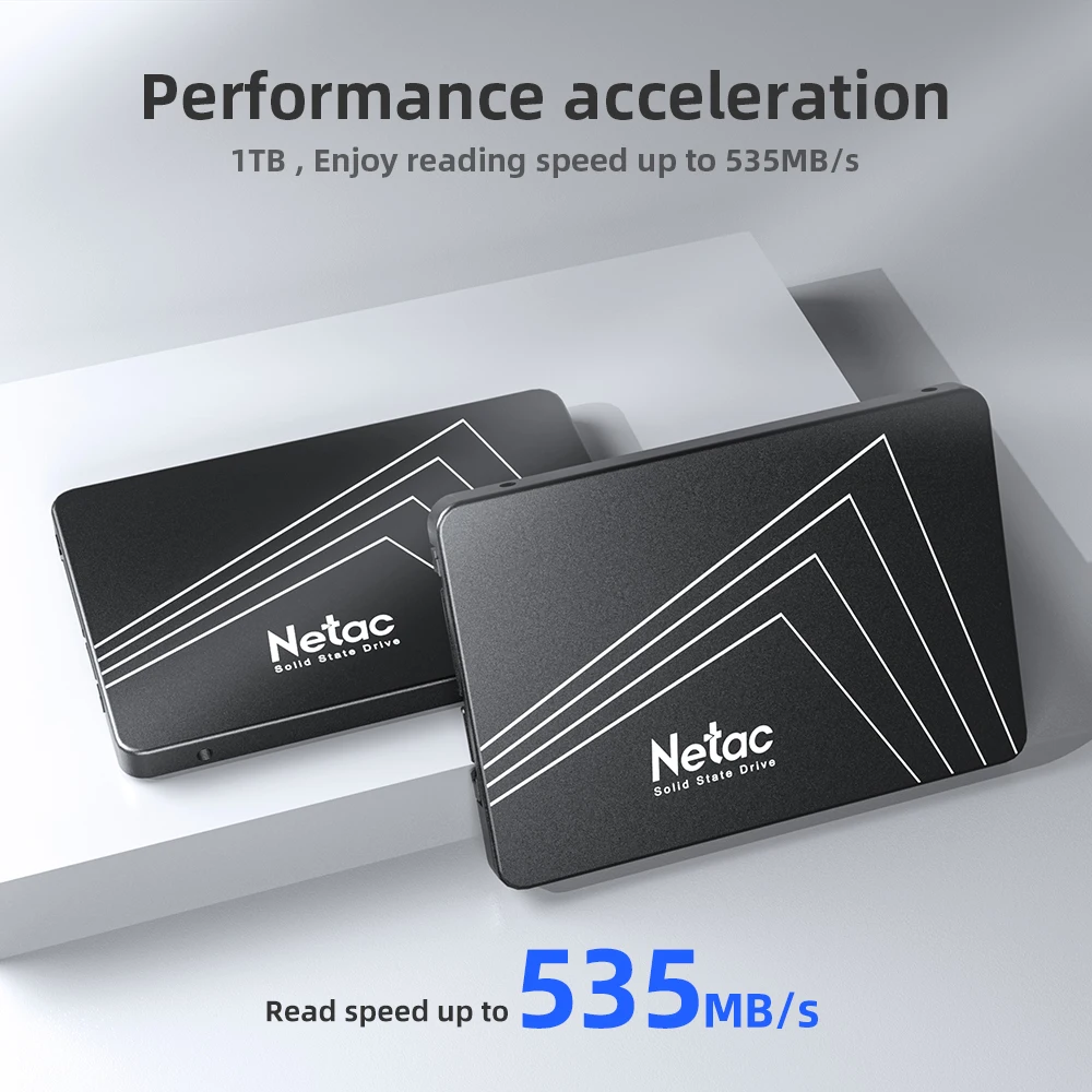 Netac 2.5'' SATA SSD 128gb 256gb 512gb 1tb 2tb 4tb Hard Drive Internal SATA3 Solid State Drive for PC thumbnail 6