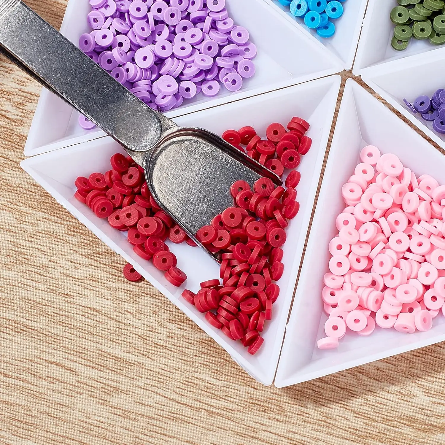 1/10Pcs Triangular Tray Boxes Tweezers for Rhinestone Diamond Stotrage Handmade Supplies Jewelry Display Organizer Accessories thumbnail 3