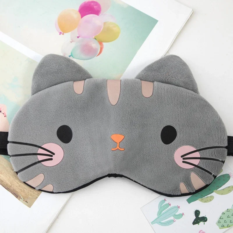 1Pc Cotton Cartoon Face Sleep Eye Mask Cute Funny Eye Cover Sleeping Mask Travel Rest Eye Band Kids Beauty Health Blindfold thumbnail 4