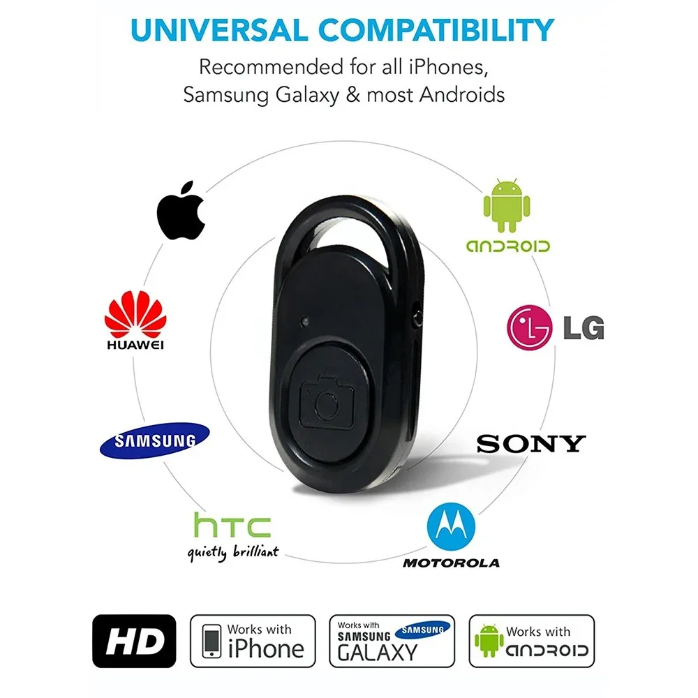 Wireless Remote Shutter Release Phone Tripod Stand Bluetooth-compatible Selfie Stick Remote Control Shutter Camera Controller thumbnail 5